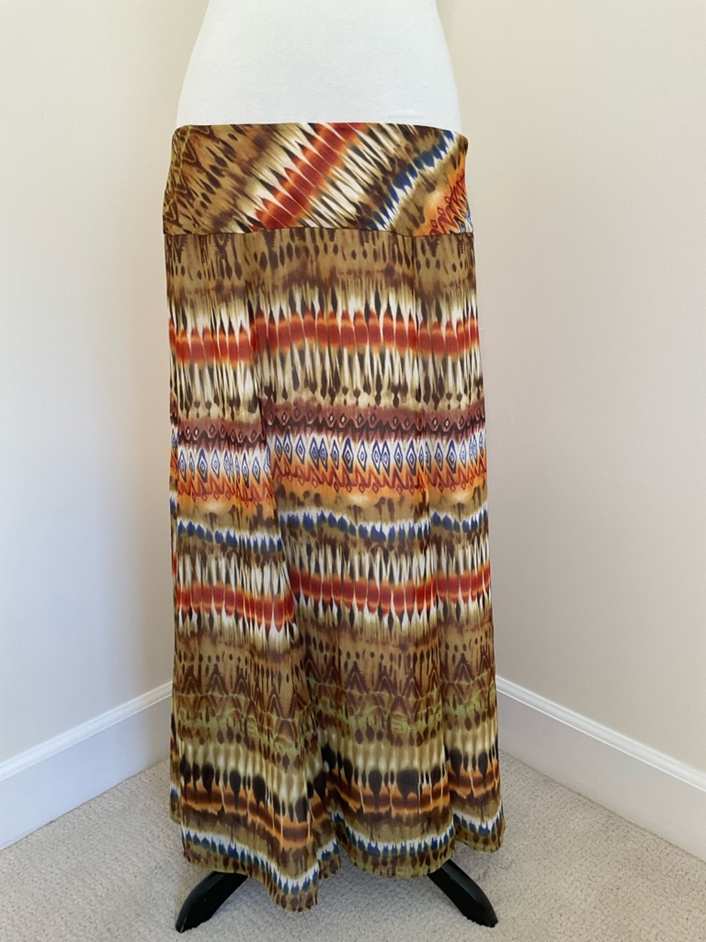 NWT Jones New York Collection Multi-Color Bohemian Skirt